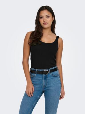 Only 15314659/Black Gemma SL u-neck