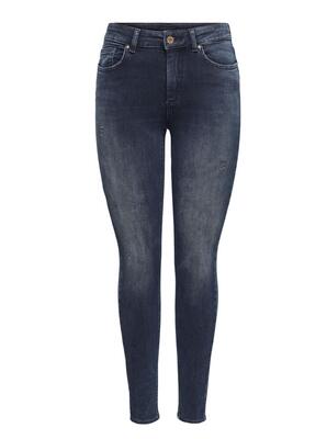 Only 15318738/Blue Black Denim Blush mid skinny REA409 NOOS