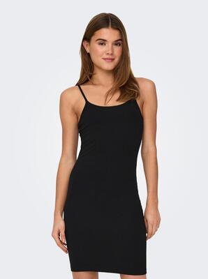 Only 15330216/Black Live love singlet dress NOOS