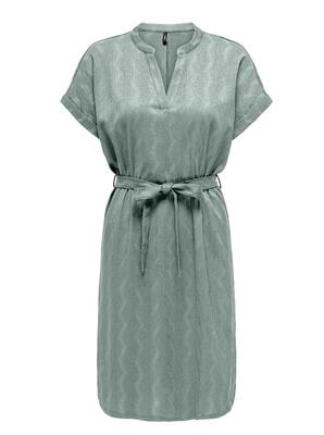 Only 15333482/Jadeite Dia SS v-neck dress