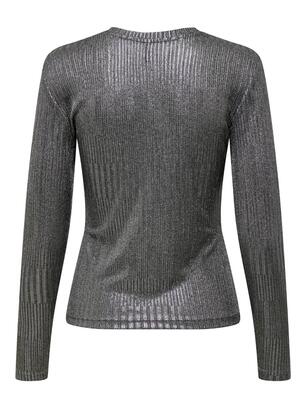 Only 15333626/Dark Grey Melange Mirinda life LS o-neck top