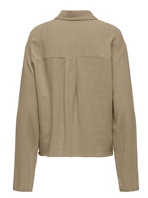 Only 15338695/Coriander Solvi LS linen shirt