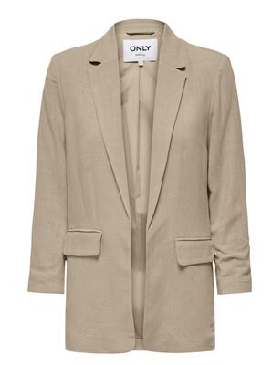 Only 15338696/Coriander Solvi life 3/4 linen blazer