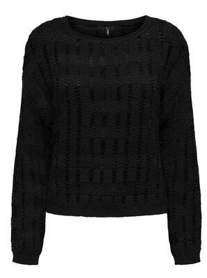 Only 15339536/Black Capri LS o-neck