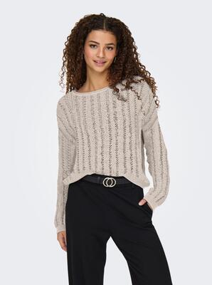 Only 15339536/Pumice Stone Capri LS o-neck