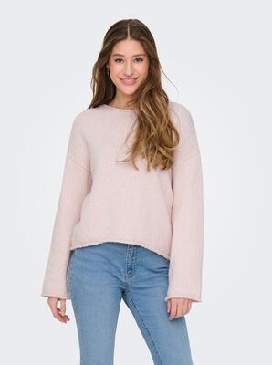 Only 15339651/Rose Smoke Alvilda LS o-neck