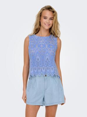 Only 15343156/Blue Bonnet Tulum SL emb top