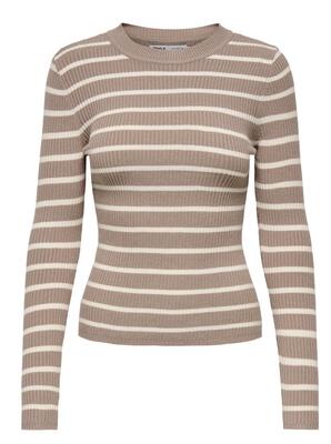 Only 15344579/Mocha Meringue/Birch Louisa LS pullover