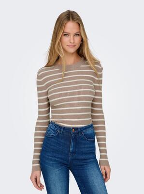 Only 15344579/Mocha Meringue/Birch Louisa LS pullover
