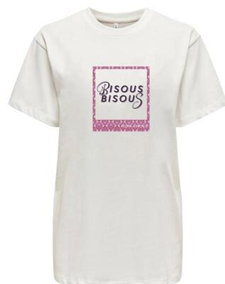 Only 15346852/CD/Bisous Fleur life SS tee