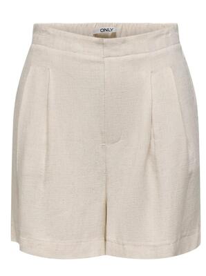 Only 15348123/Moonbeam Siesta HW linen shorts