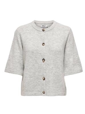 Only 15348772/Light Grey Camilla SS cardigan NOOS
