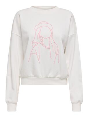 Only 15353259/Cloud Dancer Lady Odessa LS o-neck