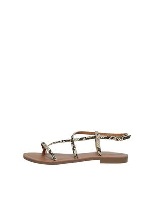 Only Shoes 15226772/Beige with Snake Melly-7 pu sandal
