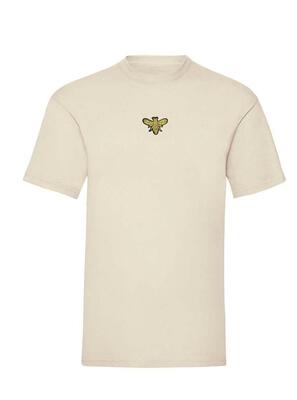 Pinned by K 10750/Offwhite T-shirt Gold Bee