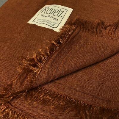 Revelz INTEGRITY/Cinnamon red Gemeleerde sjaal, 130 x 200 cm