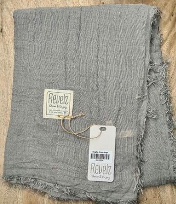 Revelz INTEGRITY/Cream Beige Gemeleerde sjaal, 130 x 200 cm