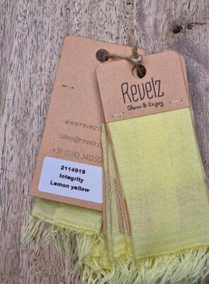 Revelz INTEGRITY/Lemon Yellow Gemeleerde sjaal, 130 x 200 cm