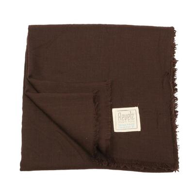 Revelz PRIVILEGE/Brunette brown Uni sjaal, 120cm x 185cm