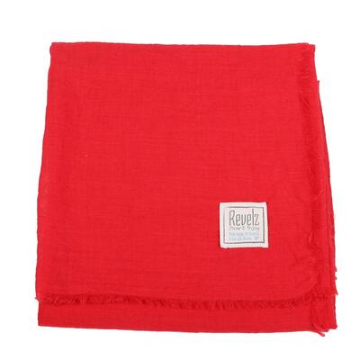 Revelz PRIVILEGE/Vermell Red Uni sjaal, 120cm x 185cm