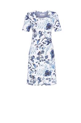 Ringella 5211015/247 Schattenblau Nachthemd met bloemdessin