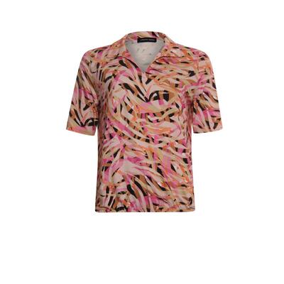 Roberto Sarto 411024/1628 Print polo km elastiek