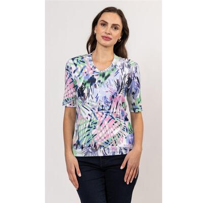 Roberto Sarto 511163/1631 Print rib shirt km