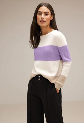 Street One 302417/35290 Cosy stripe sweater LTD QR