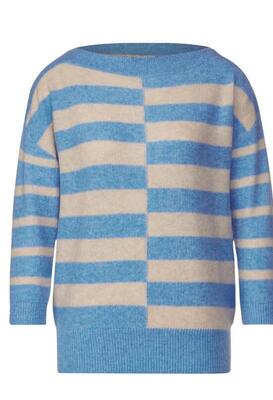 Street One 302687/25515 Striped u-boat sweater LTD QR