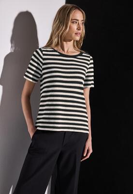 Street One 322898/20001 Summer yds stripe shirt LTD QR