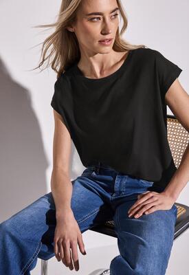 Street One 323150/10001 Shirt deco neckline tape