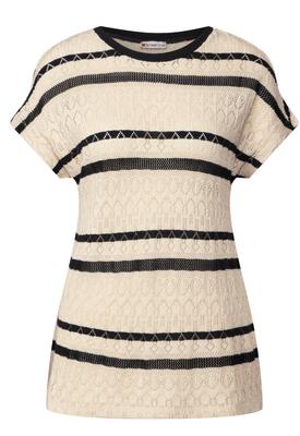 Street One 323158/26783 Stripe ajour shirt
