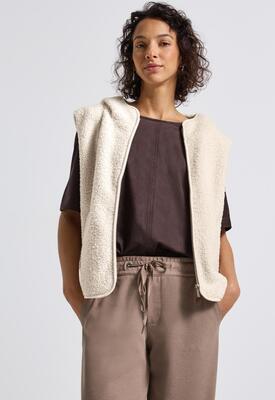 Street One 323900/16763 Teddy vest hoody