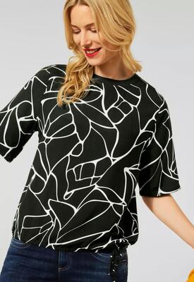 Street One 343130/23610 Blouse roundneck printed