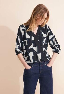 Street One 344533/31238 Printed wrap blouse