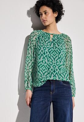 Street One 345532/36342 Chiffon roundneck blouse