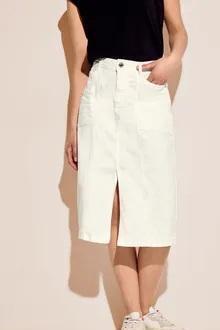 Street One 361494/15999 Denim skirt midi HW