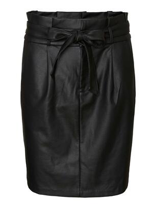 Vero Moda 10233919/Black Eva paperbag coated skirt NOOS