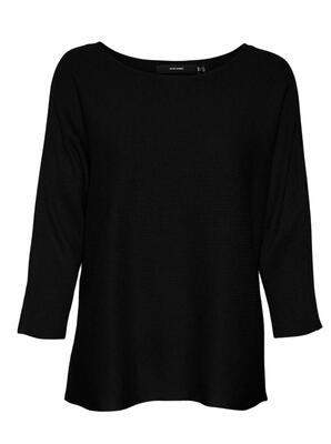 Vero Moda 10281013/Black Nora 3/4 boatneck blouse NOOS