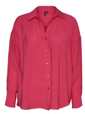 Vero Moda 10289349/Fuchsia Purple Queeny LS oversize shirt NOOS