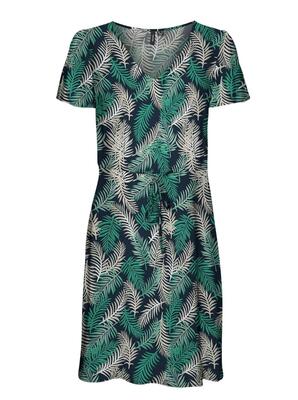 Vero Moda 10307990/Navy Blazer Green Tropical Easy joy short dress
