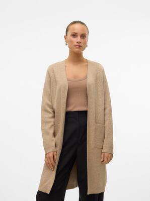 Vero Moda 10309316/Silver Mink Saba LS pocket coatigan NOOS