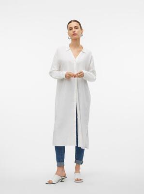 Vero Moda 10310738/Snow White Linn loose calf shirt NOOS