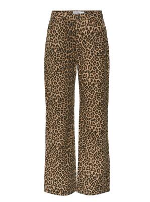 Vero Moda 10330128/Silver Mink Leopard Tessa HR wide stretch Jeans