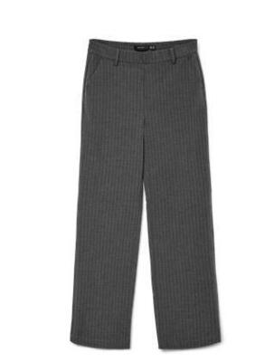 Vero Moda 10331930/Medium Grey Melange White Maya jojo MW straight NOOS