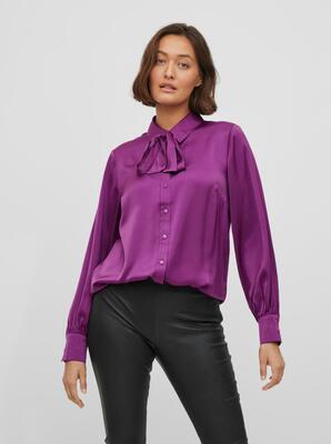 Vila 14079469/Sparkling Grape Elma LS shirt