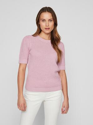 Vila 14084421/Winsome Orchid Dalo o-neck SS knit top NOOS