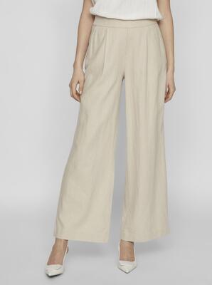 Vila 14089679/Feather Gray Jolanda HW pleated pants NOOS