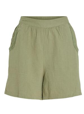 Vila 14095862/Oil Green Jillo RW shorts