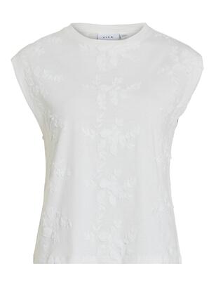 Vila 14104240/Snow White Nayla o-neck S/L top
